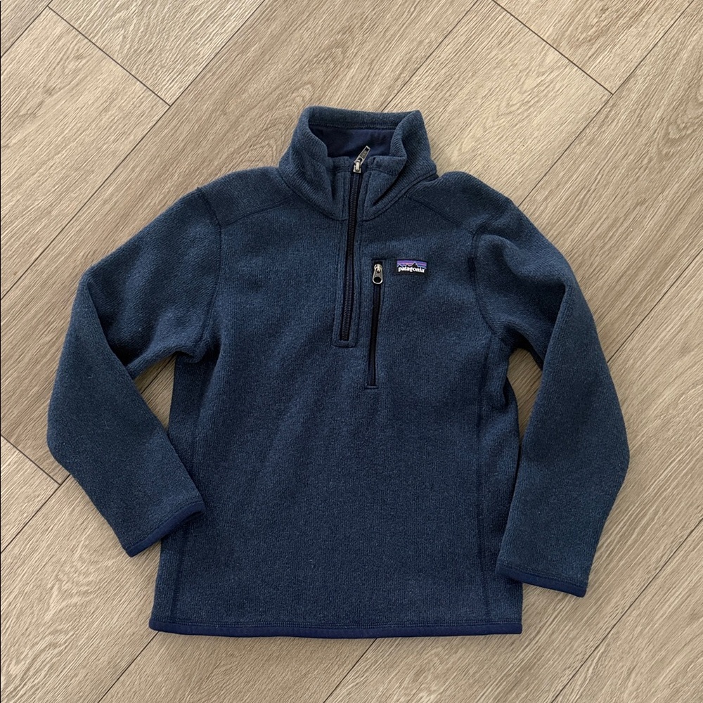 Patagonia better sweater 1/4 zip pullover size small 7/8